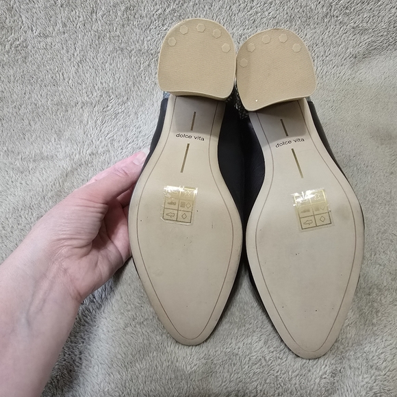 Dolce Vita Renly Heeled Mules Black Size 8.5 - Picture 9 of 10